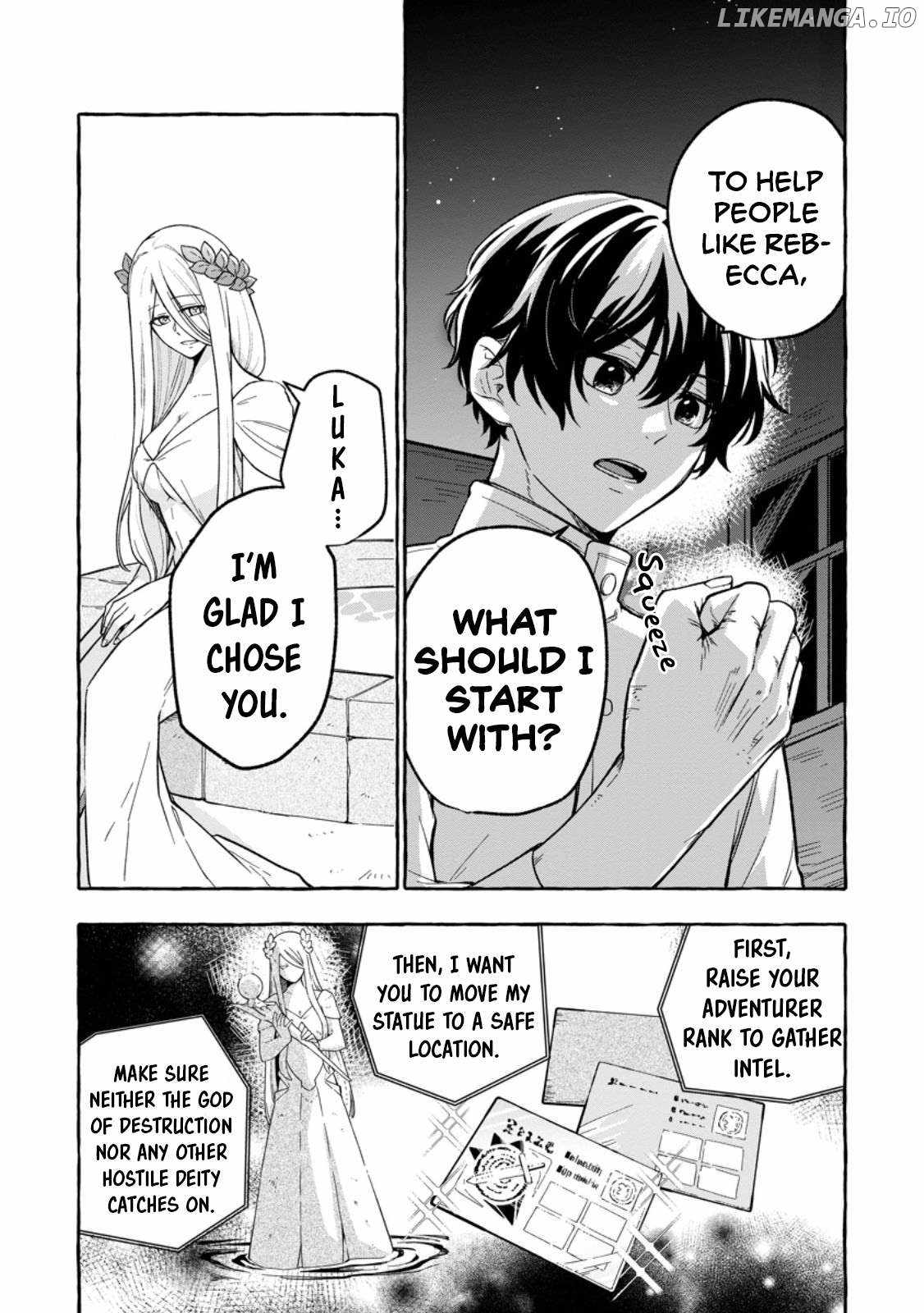The boy who became the goddess's proxy rises as the king on the board. Chapter 2.2 4